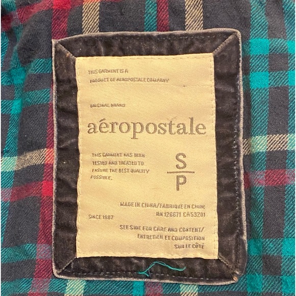 Aeropostale Wool Blend Pea Coat - Picture 4 of 7